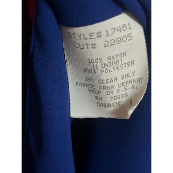 Dorothy Schoelen Platinum Women’s Jacket – L – Bold Batik Print – Made in USA - Picture 5 of 7